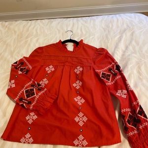 Red Rustic Zara Shirt